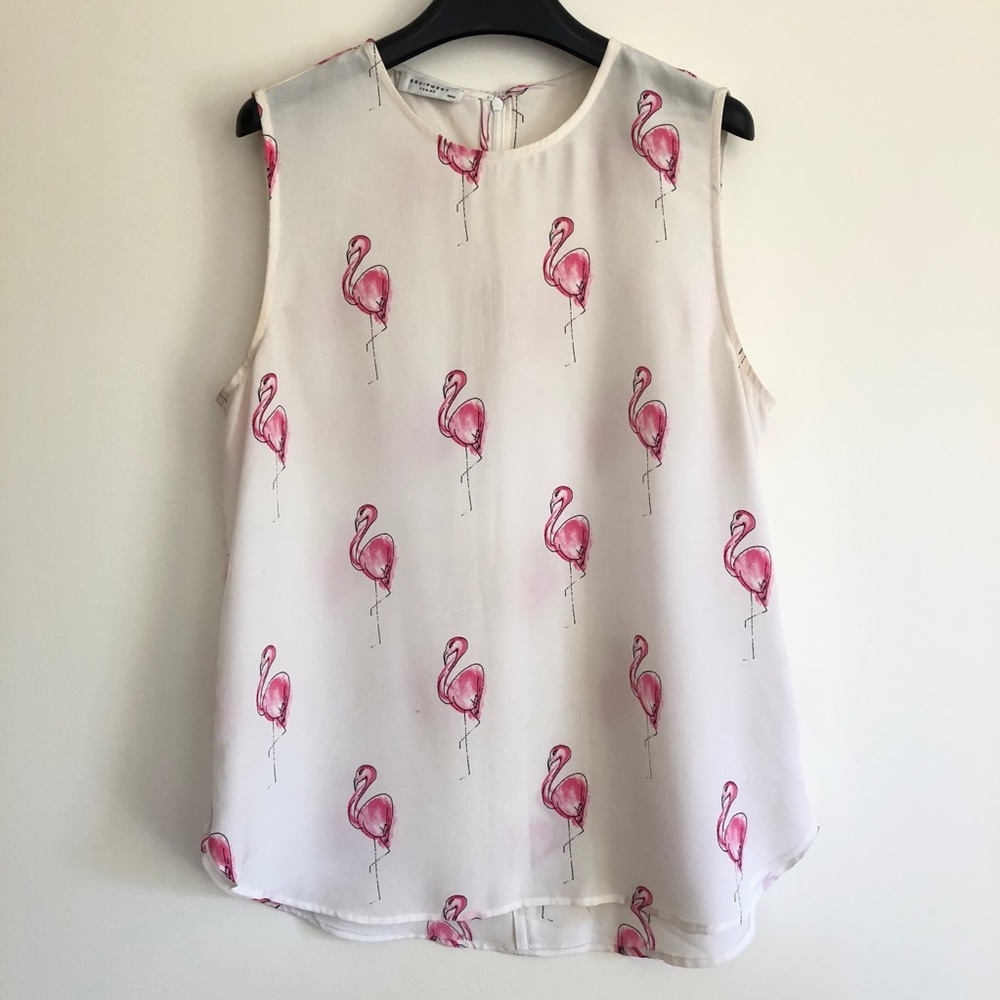 Equipment Flamingo Sleeveless Top